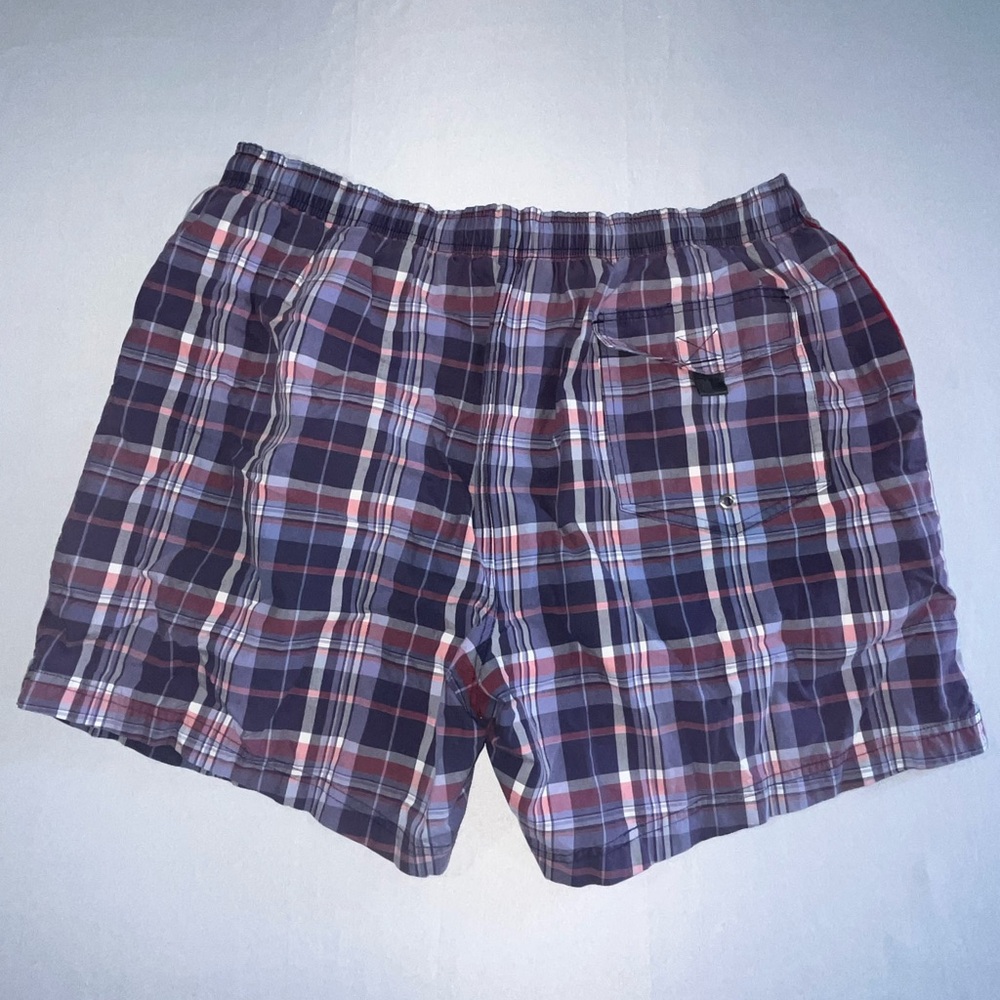 Tommy Hilfiger • Vintage Plaid Swim Trunks - Picture 3 of 10